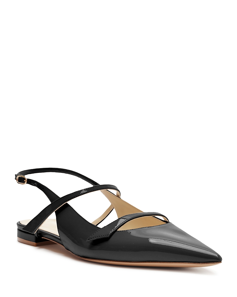 Alexandre Birman Women's Tita Pointed Toe Slingback Flats