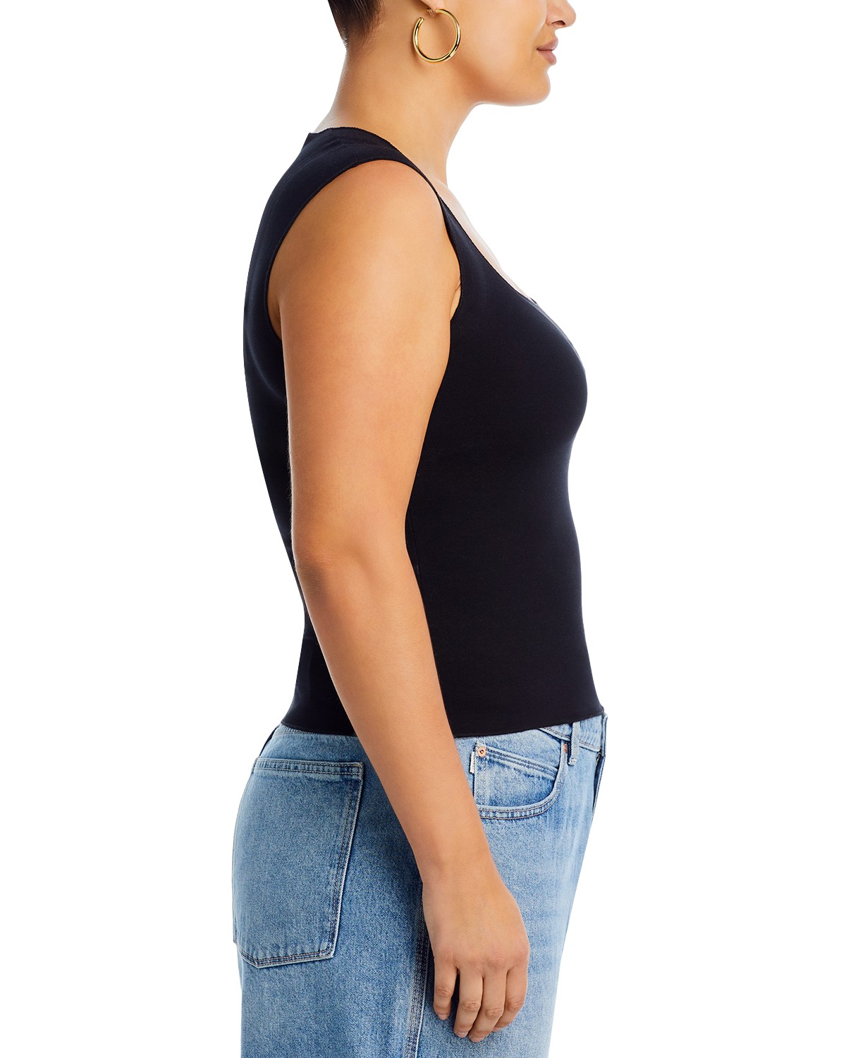 Square Neck Sleeveless Top - Exclusive
