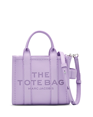Shop Marc Jacobs The Leather Crossbody Tote Bag In Wisteria