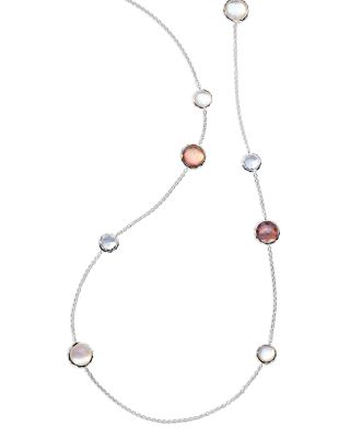 IPPOLITA - Sterling Silver 925 Lollipop&reg; Multi Stone Long Statement Necklace, 40"