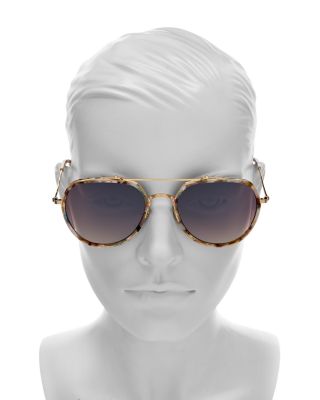 Baker Aviator Sunglasses, 56mm