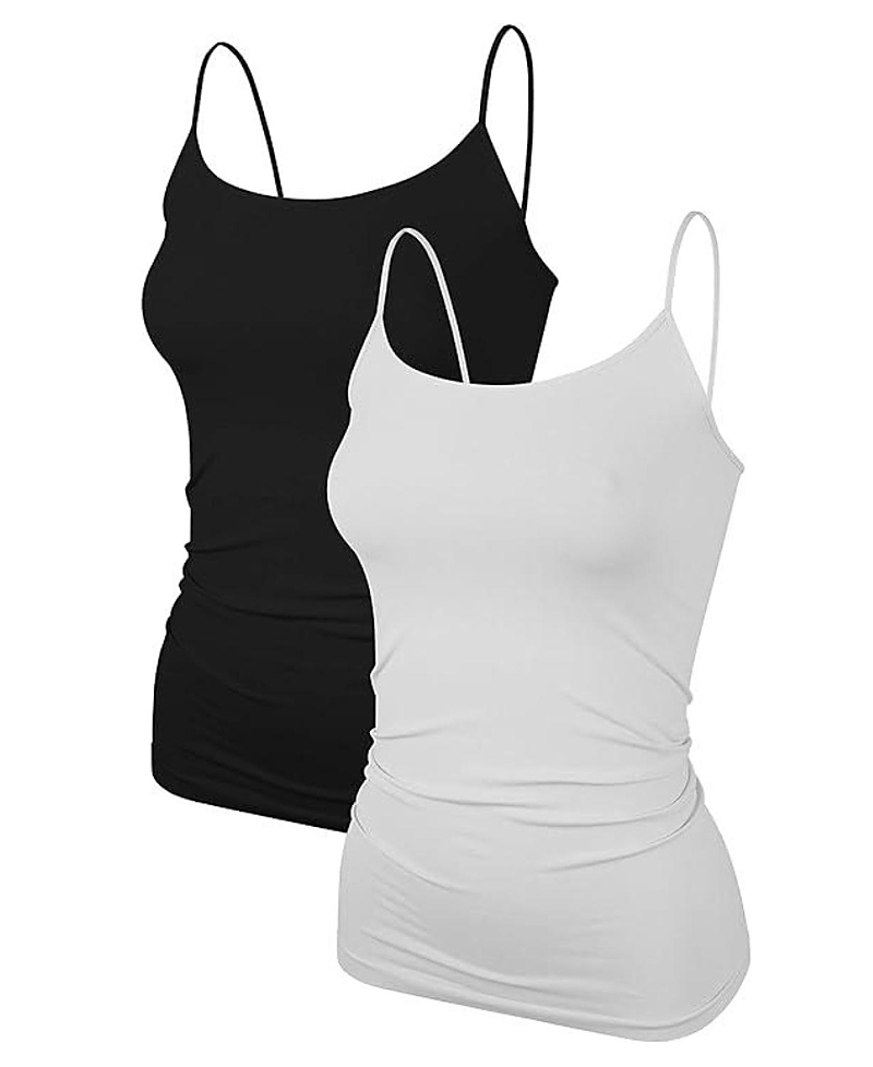 MALIBU SUGAR TEEN SOLID FULL CAMI (BUNDLE OF TWO - BIG KID