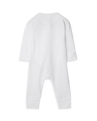 Unisex Rizza Cotton Coverall & Check Bandana Bib Gift Set - Baby