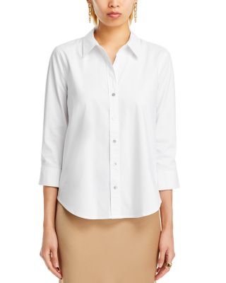 L'AGENCE - Daniella Classic Button Front Top