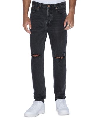 Ksubi Chitch Slim Fit Distressed Jeans in Black | Bloomingdale's Men