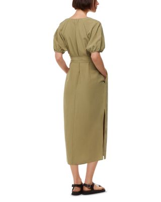 Ariella Linen Blend Midi Dress