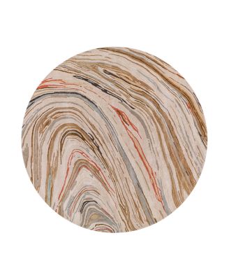 Surya Kavita 23252 Round Area Rug, 8' x 8'