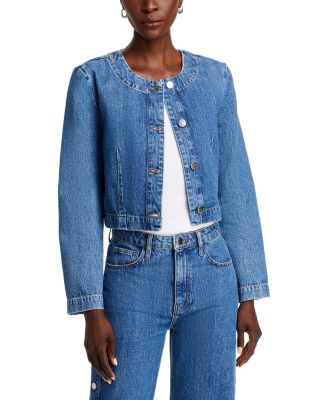 Derek Lam 10 Crosby - Ezra Cropped Denim Jacket