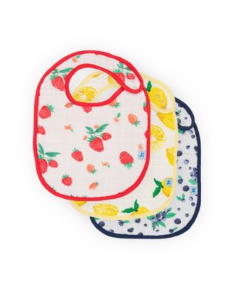Little Unicorn - Unisex Cotton Muslin Classic Bib 3 Pack - Baby