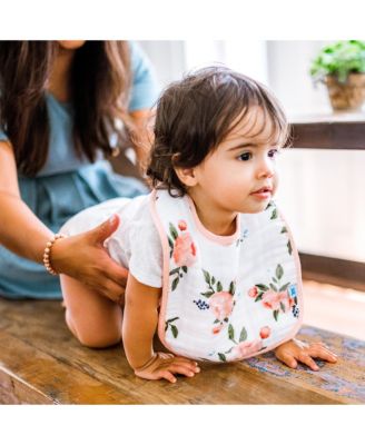 Unisex Cotton Muslin Classic Bib 3 Pack - Baby