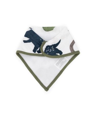 Unisex Cotton Muslin Bandana Bib 4 Pack - Baby