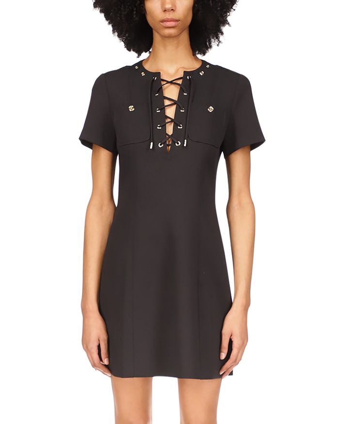 poupette st barth sasha lace-trim mini dress Poupette St Barth Sasha Mini Dress | Black | Size XS