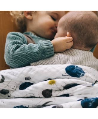 Unisex Cotton Muslin Quilted Throw - Baby