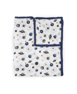 Unisex Cotton Muslin Quilted Throw - Baby