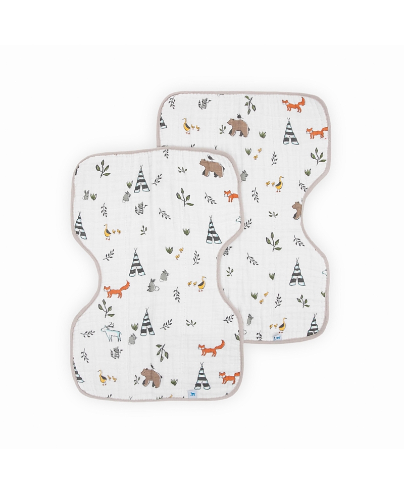 Little Unicorn Unisex Cotton Muslin Burp Cloth 2 Pack - Baby