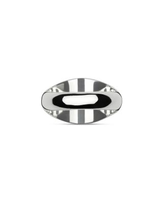 Sterling Silver Trademark Oval Ring