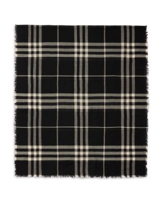Burberry - Giant Check Wool Scarf