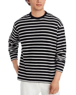 FRAME - Relaxed Long Sleeve Striped Tee