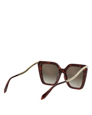 Serpenti Butterfly Sunglasses, 55mm
