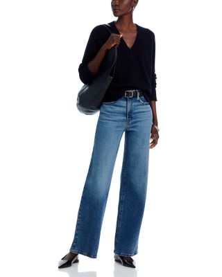 Drop Shoulder V Neck Sweater - Exclusive