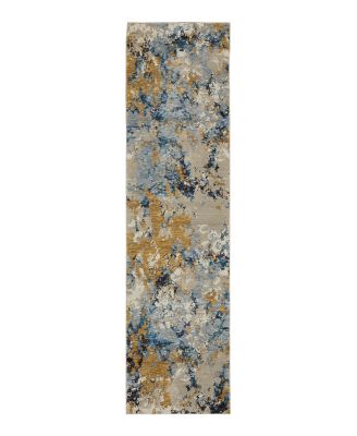 Oriental Weavers - Oriental Weavers Evolution 0980A Runner Area Rug, 2'3" x 8'