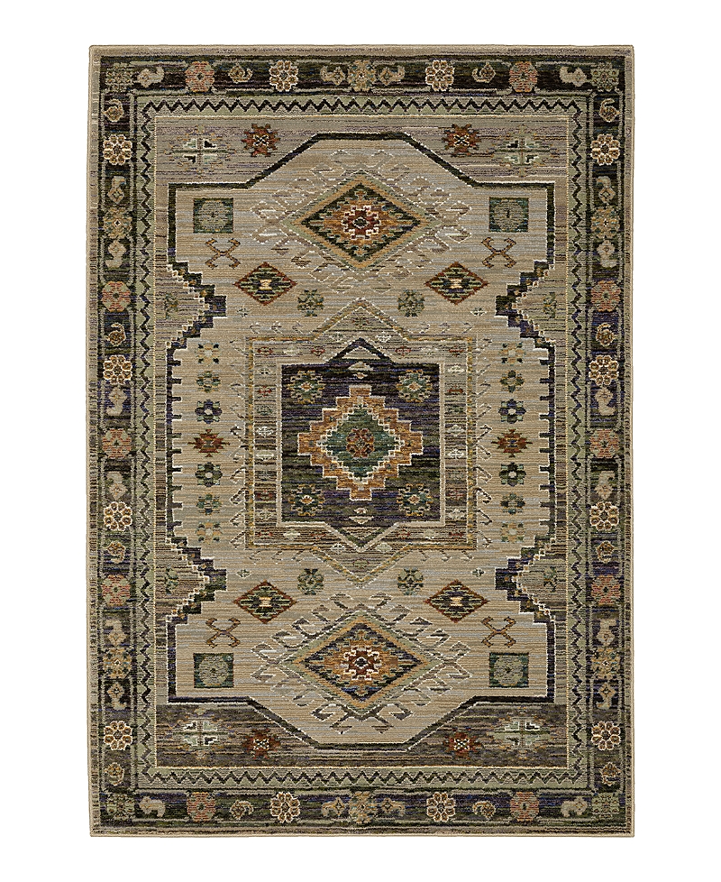 Oriental Weavers Andorra 2442d Area Rug, 6'7 X 9'6 In Grey