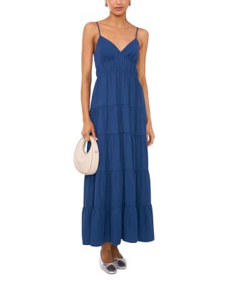 1.STATE - Empire Waist Tiered Ruffle Maxi Dress