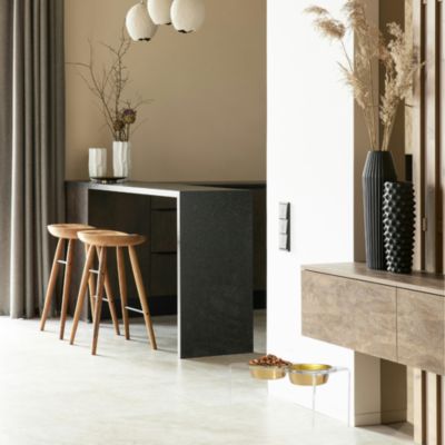 Medium Clear Double Bowl Pet Feeder, 1 Quart Bowls