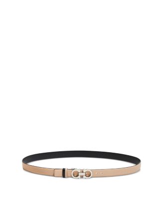 Ferragamo Salvatore Women's Skinny Gancini Belt 