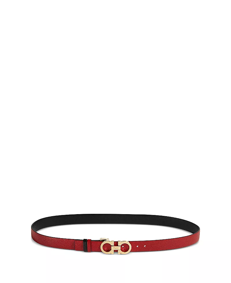 Salvatore Ferragamo Women's Gancini Reversible Belt