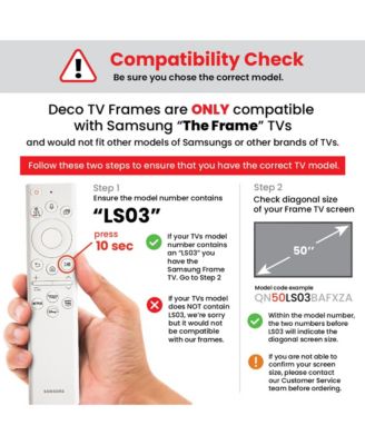 Frame For Samsung The Frame TV 2021-2025