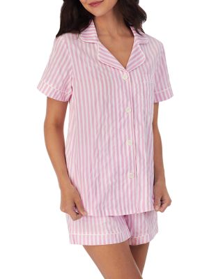 Striped Cotton Short Pajamas Set