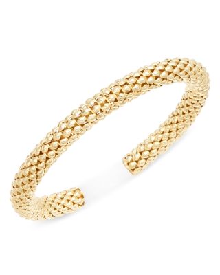 Jennifer Zeuner - Aisha Cuff Bracelet in 18K Gold Plated Sterling Silver