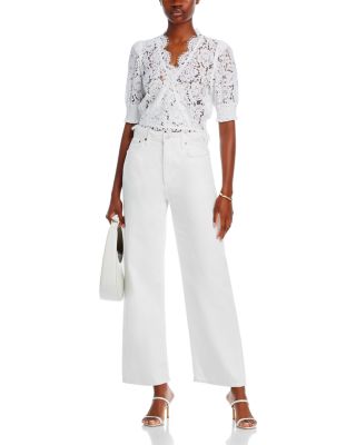 Lizzie Lace Wrap Top