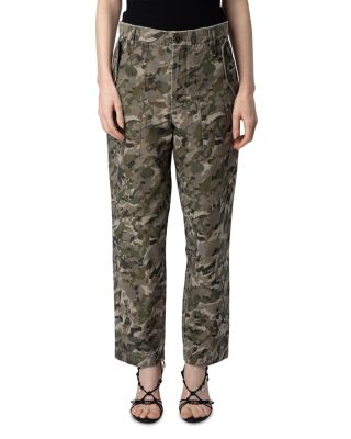 Zadig & Voltaire - Pilote Canvas Camo Pants