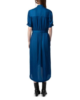 Rima Satin Midi Dress