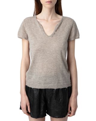 Zadig & Voltaire - Celsy Cashmere Henley Sweater