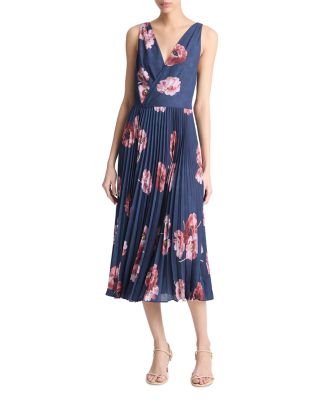 Vince - Pleated Midi Dress