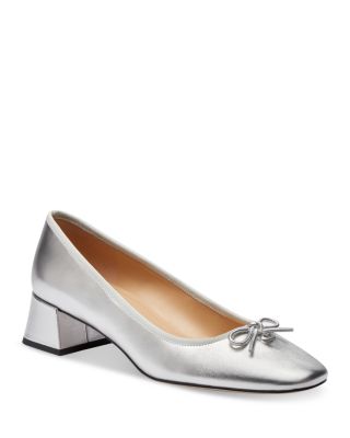 COACH - Women's Ava Leather Ballet Pumps