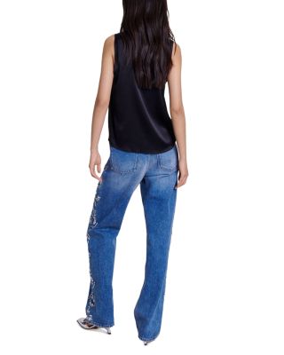 Lourma Silk Blend Sleeveless Top