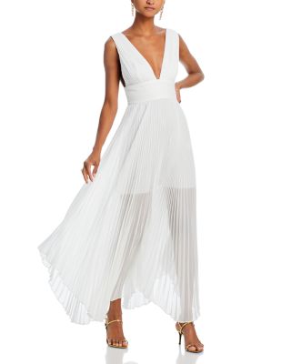 Alice and Olivia - Adrianna Pleated Maxi Dress