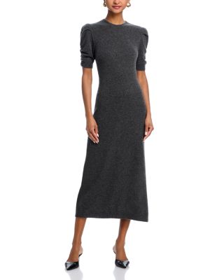 FRAME - Cashmere & Wool Ruched Sleeve Dress