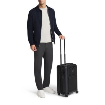 Alpha International Expandable Carry On Spinner Suitcase