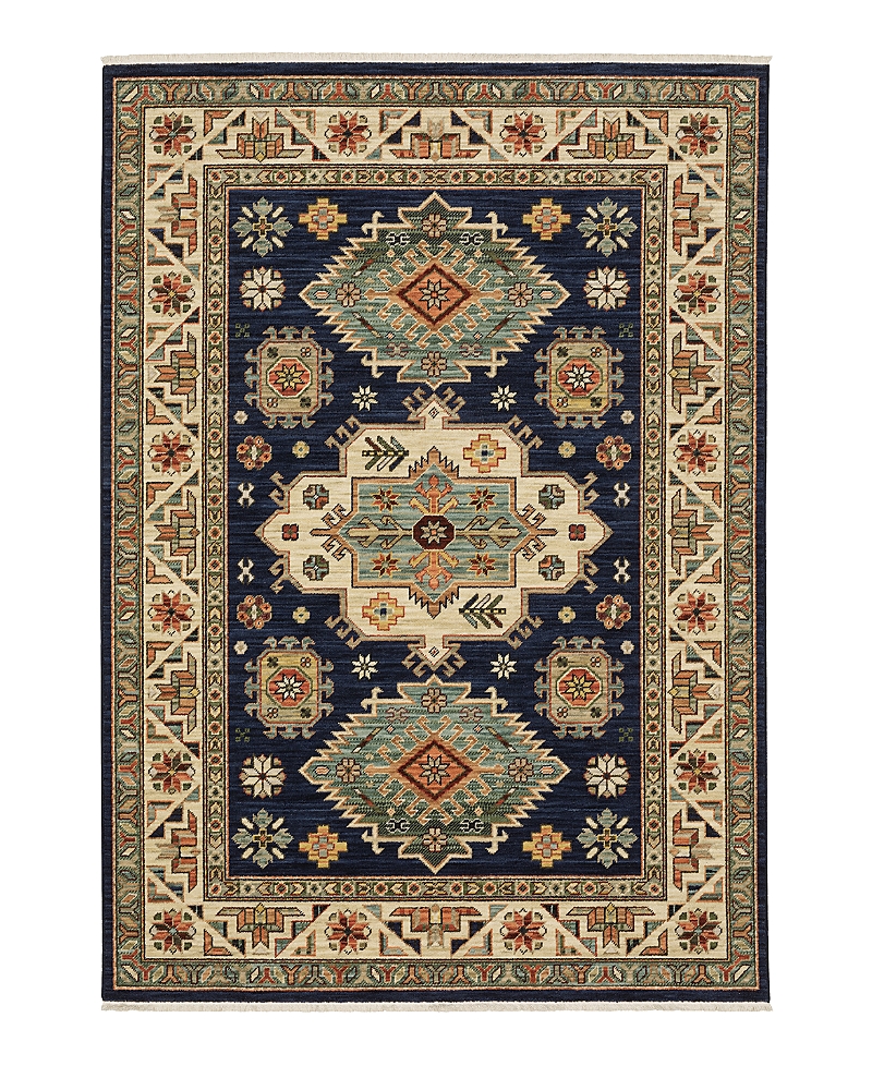 Oriental Weavers Lilihan 532b6 Area Rug, 2' X 3' In Navy