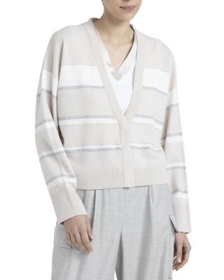 Peserico Wool Blend V Neck Cardigan Sweater