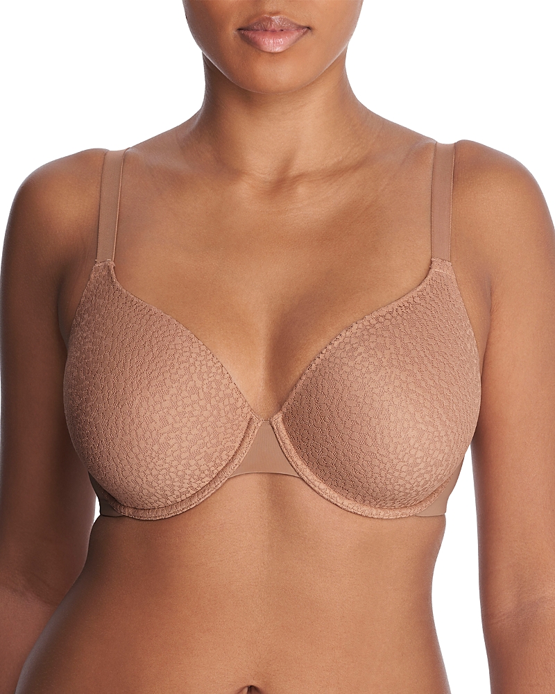 Natori Comfort Evolution Memory Foam Lace Bra In Buff