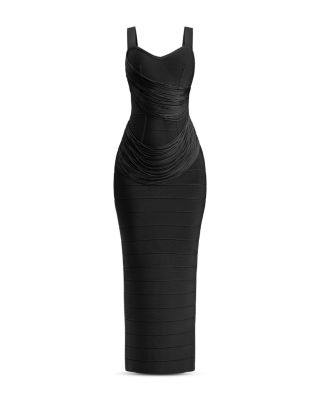 The Autumn Fringe Bandage Gown