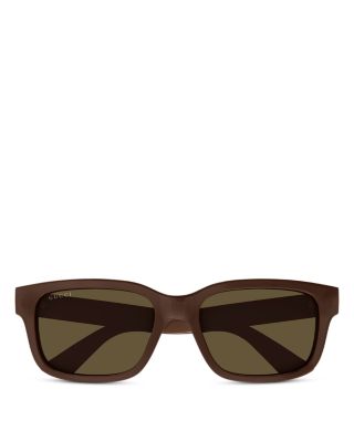 Minimal Squared Injection Sunglasses, 56mm