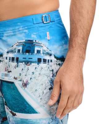 Bulldog Hulton Getty Photo Print Regular Fit 6" Swim Trunks