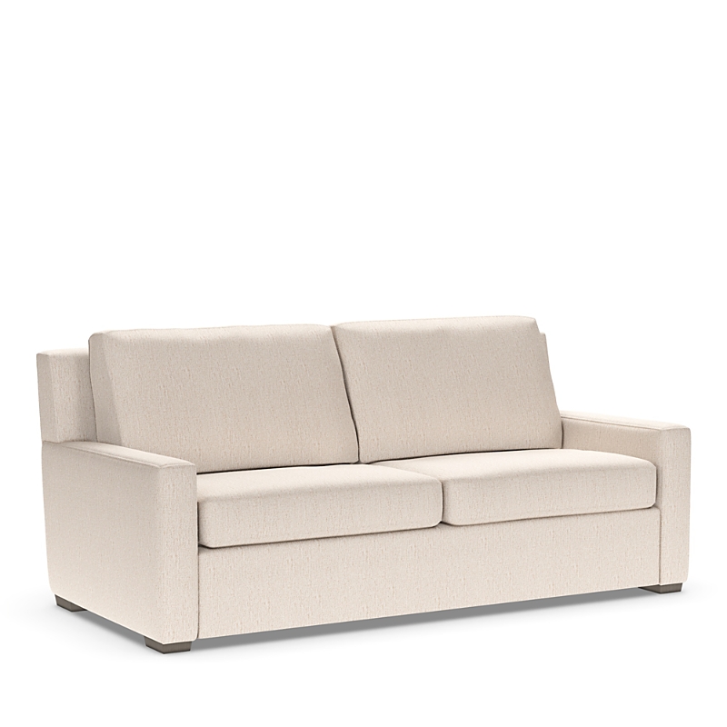 American Leather Lyons Queen Sleeper Sofa In Dakota Blush